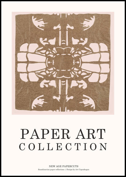 Paper Art 2 | INDRAMMET BILLEDE Indrammet billede MF 30x40 Sort