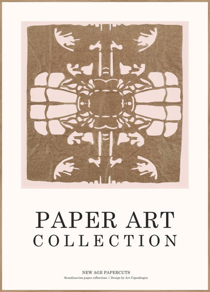 Paper Art 2 | INDRAMMET BILLEDE Indrammet billede MF 30x40 Egeramme