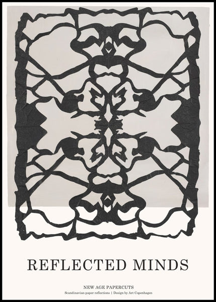 Paper Art 3 | INDRAMMET BILLEDE Indrammet billede MF 30x40 Sort