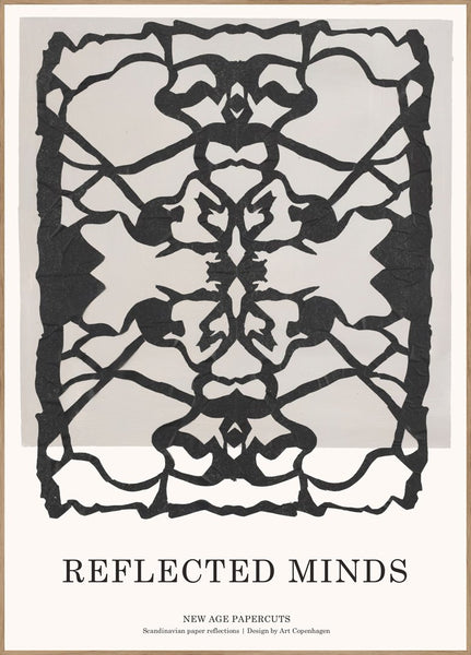 Paper Art 3 | INDRAMMET BILLEDE Indrammet billede MF 30x40 Egeramme