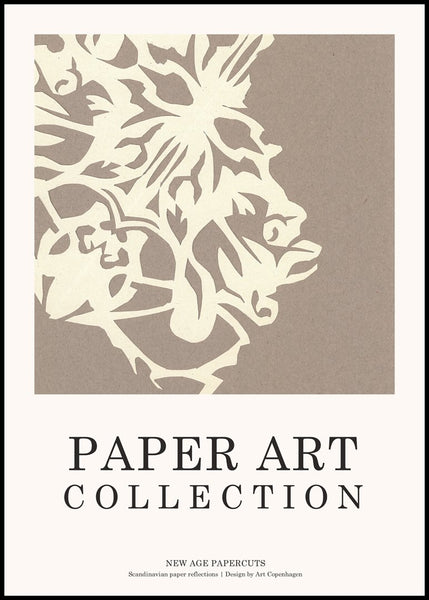 Paper Art 5 | INDRAMMET BILLEDE Indrammet billede MF 30x40 Sort