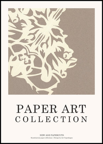 Paper Art 5 | INDRAMMET BILLEDE Indrammet billede MF 30x40 Sort