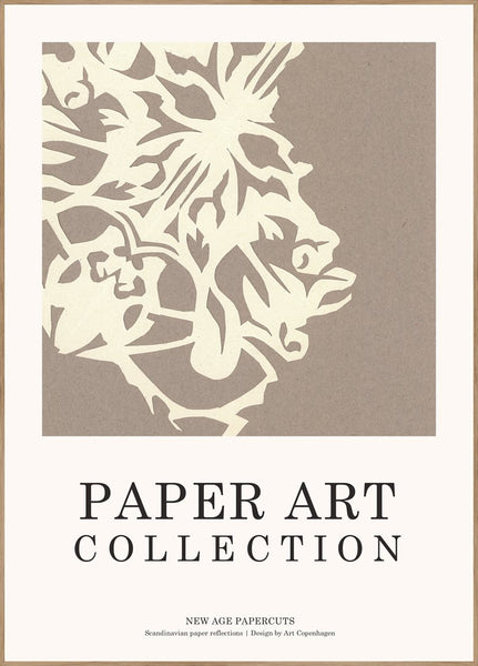 Paper Art 5 | INDRAMMET BILLEDE Indrammet billede MF 30x40 Egeramme