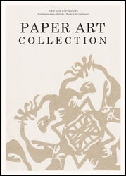 Paper Art 7 | INDRAMMET BILLEDE Indrammet billede MF 30x40 Sort