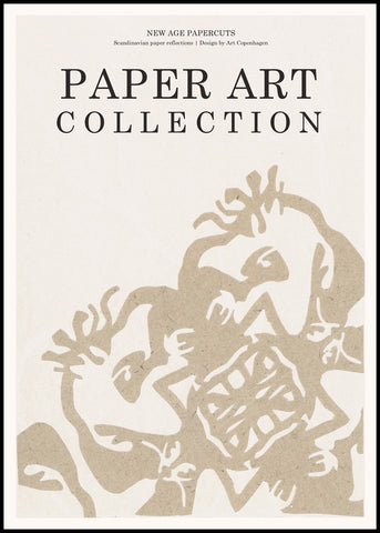 Paper Art 7 | INDRAMMET BILLEDE Indrammet billede MF 30x40 Sort