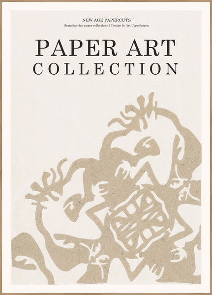 Paper Art 7 | INDRAMMET BILLEDE Indrammet billede MF 30x40 Egeramme