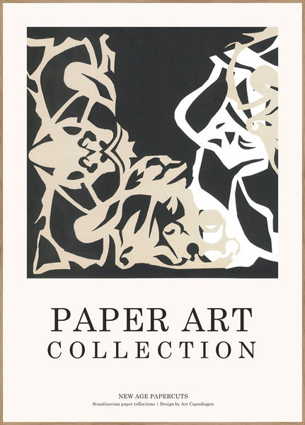 Paper Art 8 | INDRAMMET BILLEDE Indrammet billede MF 30x40 Egeramme