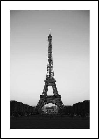 Paris | INDRAMMET BILLEDE Indrammet billede MF 30x40 Sort