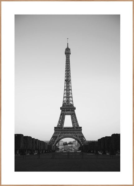 Paris | INDRAMMET BILLEDE Indrammet billede MF 30x40 Egeramme
