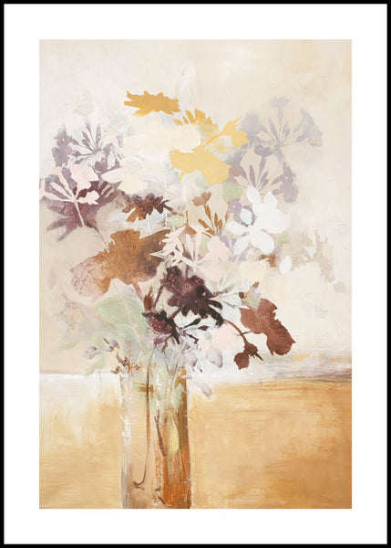Pastel Flower 1 | INDRAMMET BILLEDE Indrammet billede MF