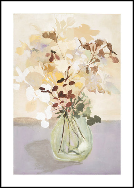 Pastel Flower 2 | INDRAMMET BILLEDE Indrammet billede MF