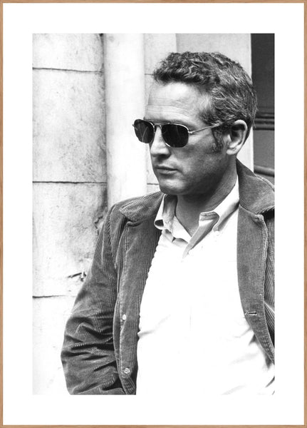 Paul Newman | INDRAMMET BILLEDE Indrammet billede MF 30x40 Egeramme
