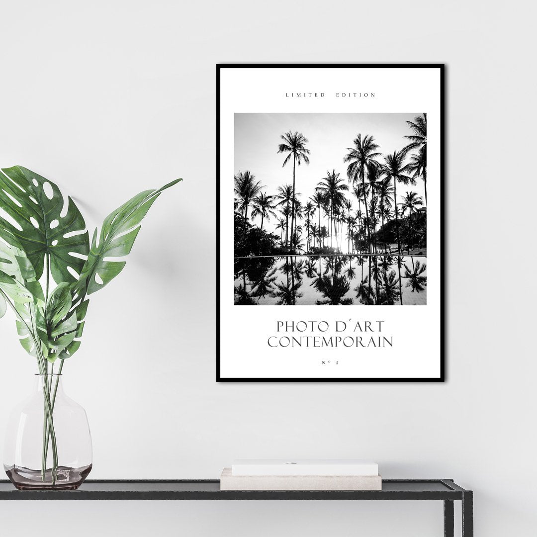 Photo DArt No 5 | INDRAMMET BILLEDE Indrammet billede MF 30x40 Sort