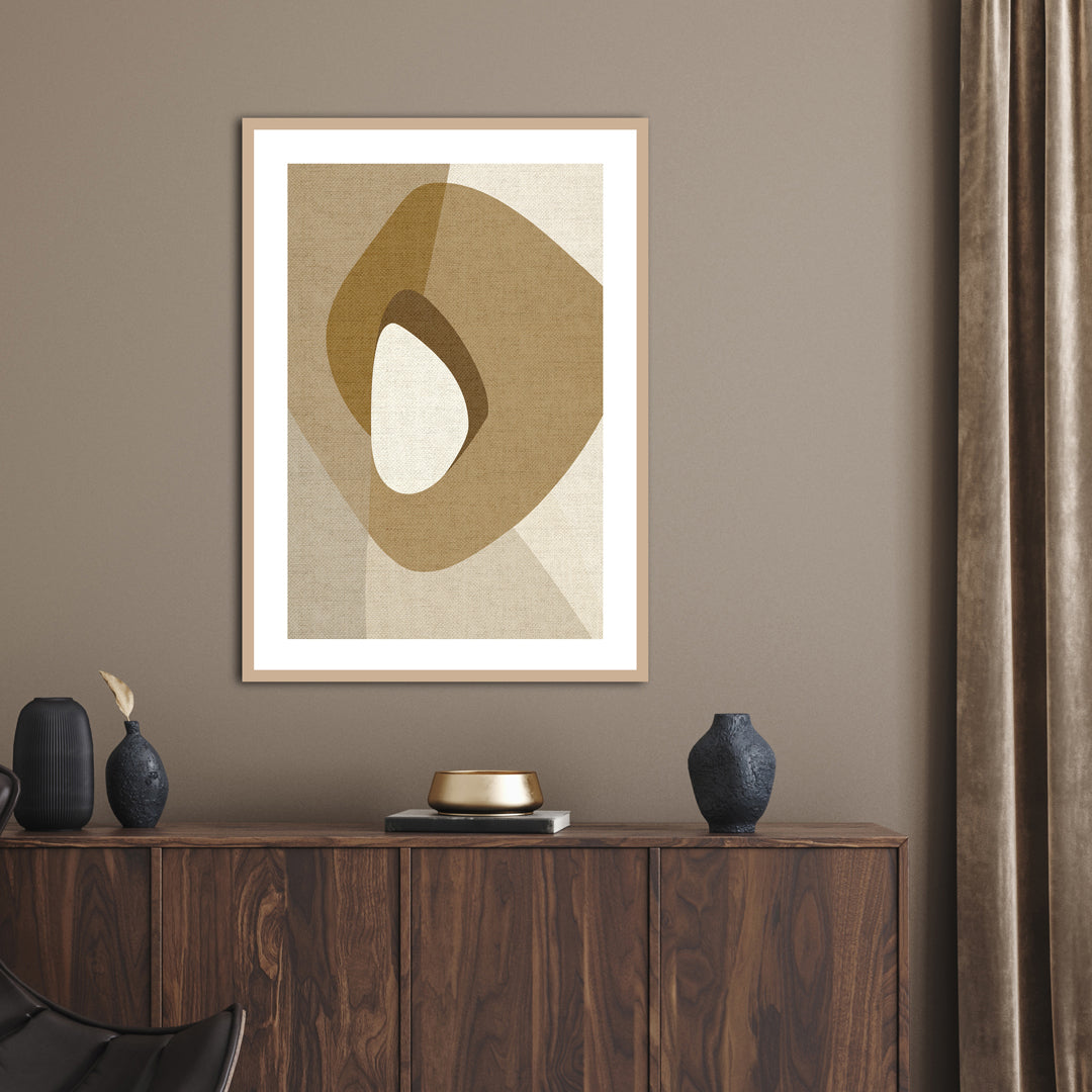 Picasa brown light 2 | INDRAMMET BILLEDE Indrammet billede MF 30x40 Egeramme