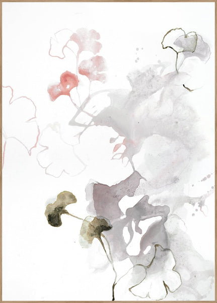 Pink Fall | INDRAMMET BILLEDE Indrammet billede MF 30x40 Egeramme