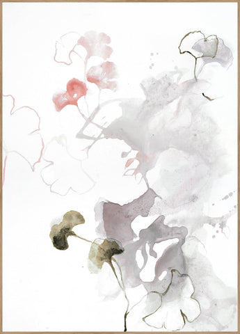 Pink Fall | INDRAMMET BILLEDE Indrammet billede MF 30x40 Egeramme