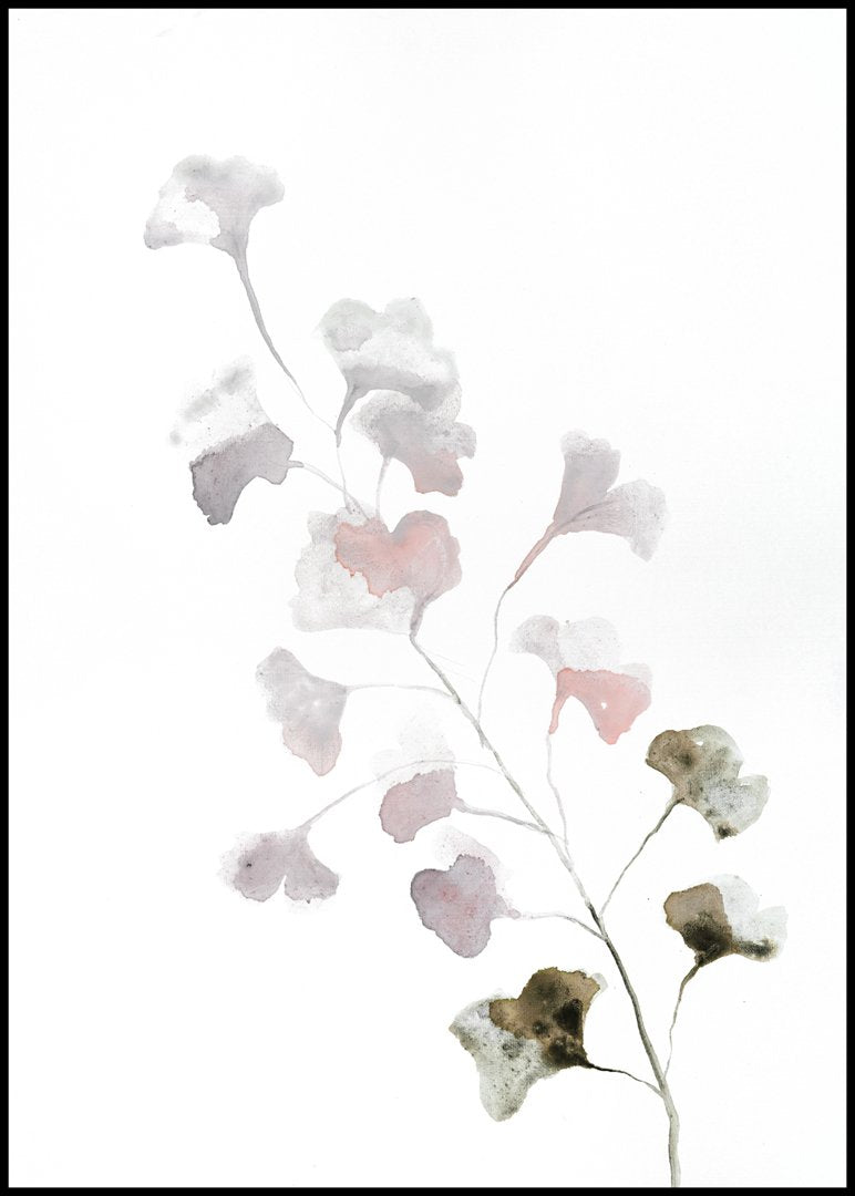 Pink Spring | INDRAMMET BILLEDE Indrammet billede MF 30x40 Egeramme
