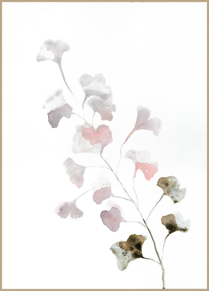 Pink Spring | INDRAMMET BILLEDE Indrammet billede MF 30x40 Egeramme