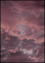 Pink sky | INDRAMMET BILLEDE Indrammet billede MF 30x40 Sort