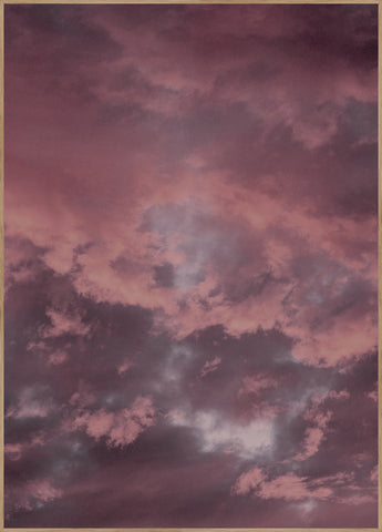 Pink sky | INDRAMMET BILLEDE Indrammet billede MF 30x40 Egeramme