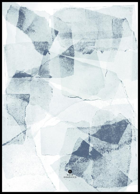 Patched Blue 1 | PLAKAT Plakat MF