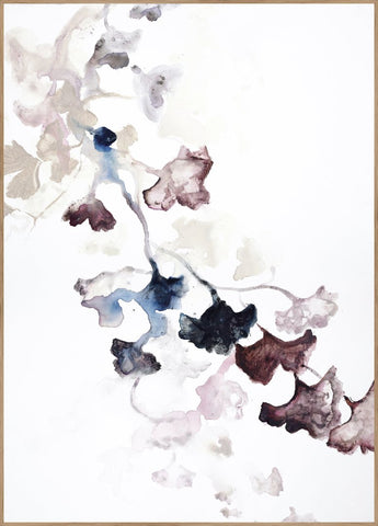 Purple Spring | INDRAMMET BILLEDE Indrammet billede MF 30x40 Egeramme