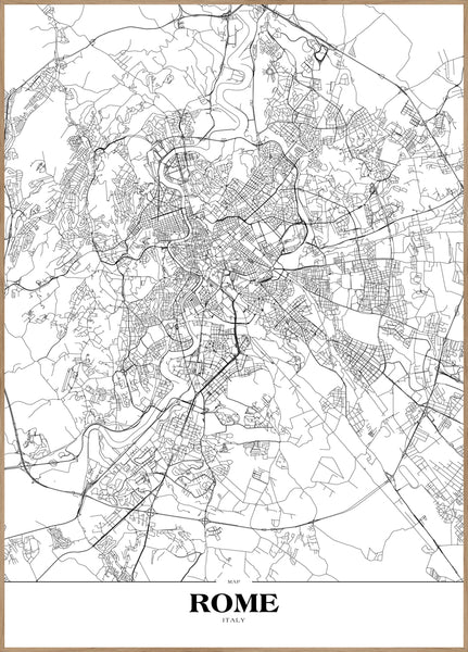 Rome | INDRAMMET BILLEDE Indrammet billede MF 30x40 Egeramme