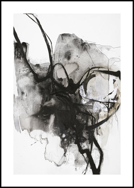 Sculpt | INDRAMMET BILLEDE Indrammet billede MF 30x40 Sort