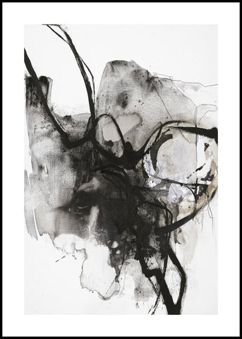 Sculpt | INDRAMMET BILLEDE Indrammet billede MF 30x40 Sort