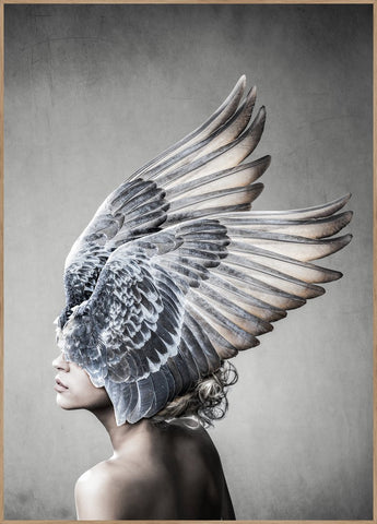 Selene | INDRAMMET BILLEDE Indrammet billede MF 30x40 Egeramme