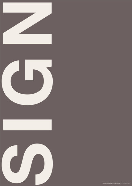 Sign | PLAKAT Plakat MF