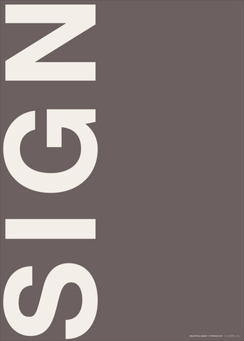 Sign | PLAKAT Plakat MF