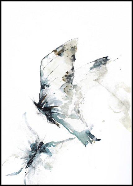 Skydust | INDRAMMET BILLEDE Indrammet billede MF 30x40 Sort