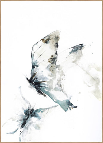 Skydust | INDRAMMET BILLEDE Indrammet billede MF 30x40 Egeramme
