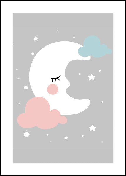 Sleeping | INDRAMMET BILLEDE Indrammet billede MF 30x40 Sort