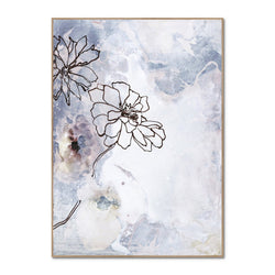 Soft Flower 1 | INDRAMMET BILLEDE Indrammet billede MF
