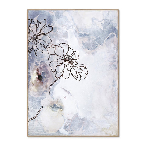 Soft Flower 1 | INDRAMMET BILLEDE Indrammet billede MF