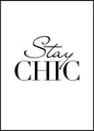 Stay Chic | INDRAMMET BILLEDE