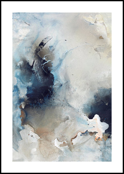 Still Water 5 | INDRAMMET BILLEDE Indrammet billede MF 30x40 Sort