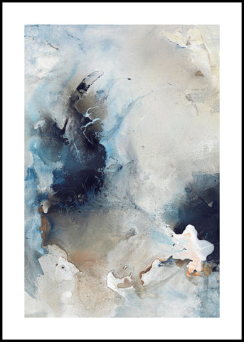 Still Water 5 | INDRAMMET BILLEDE Indrammet billede MF 30x40 Sort