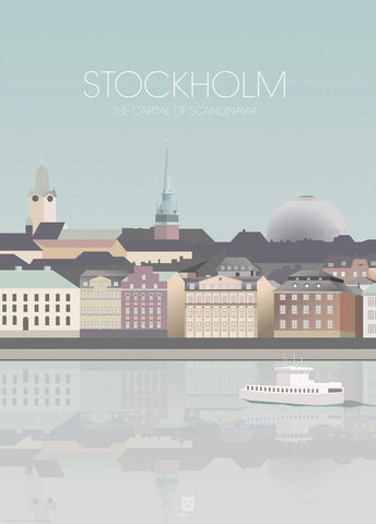 Stockholm Capital City | PLAKAT Plakat MF