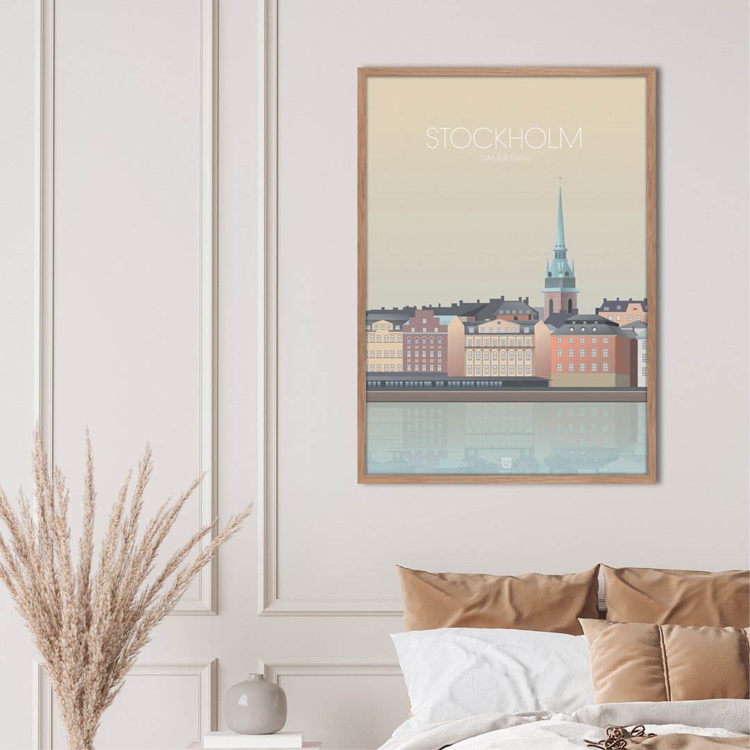Stockholm gamla stan | PLAKAT Plakat MF