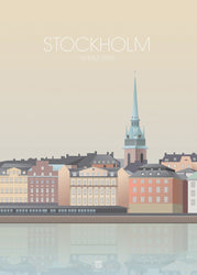 Stockholm gamla stan | PLAKAT Plakat MF