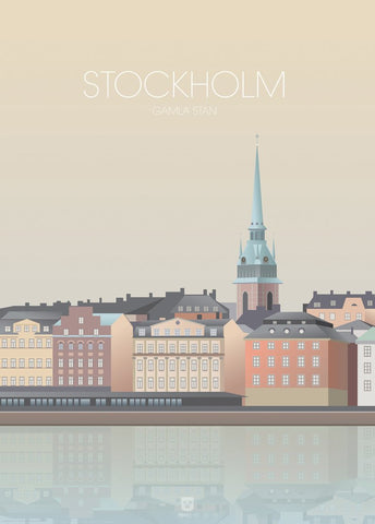 Stockholm gamla stan | PLAKAT Plakat MF