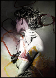 Studio 1 colors | INDRAMMET BILLEDE Indrammet billede MF 30x40 Sort