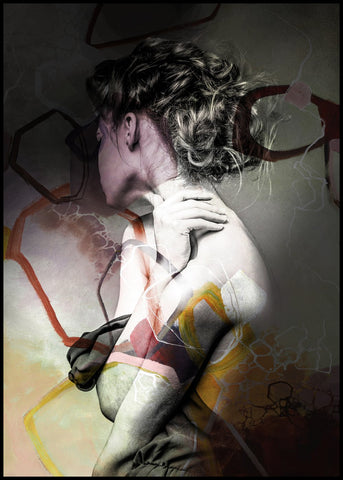 Studio 1 colors | INDRAMMET BILLEDE Indrammet billede MF 30x40 Sort
