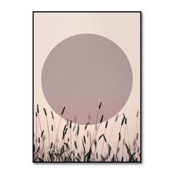 Sundown 1 | INDRAMMET BILLEDE Indrammet billede MF 30x40 Sort