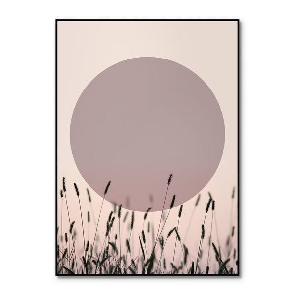 Sundown 1 | INDRAMMET BILLEDE Indrammet billede MF 30x40 Sort