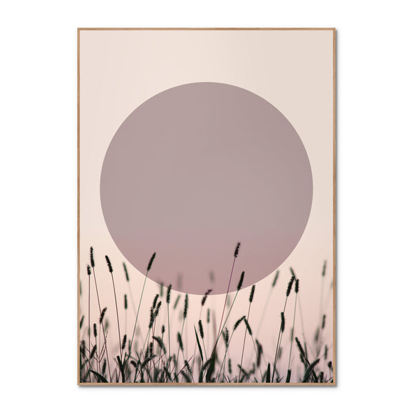 Sundown 1 | INDRAMMET BILLEDE Indrammet billede MF 30x40 Egeramme