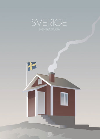 Sverige Stuga | PLAKAT Plakat MF